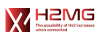 에이치투마케팅그룹(H2MG) 로고
